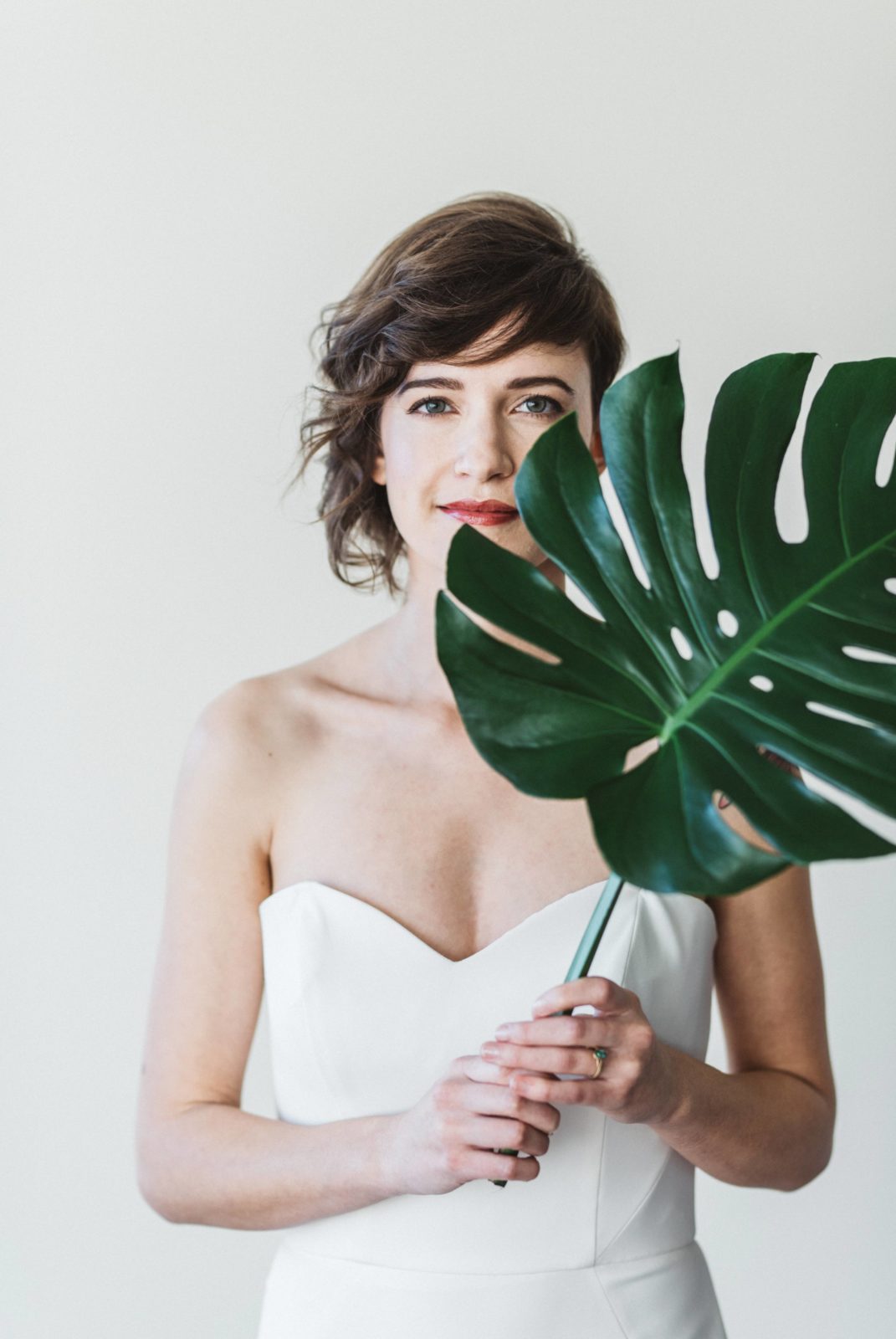 tropical modern wedding in the Bay Area 
